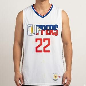 Los Angeles Clippers Jersey #22 Filipino Heritage Tank Top White Mens Size XL